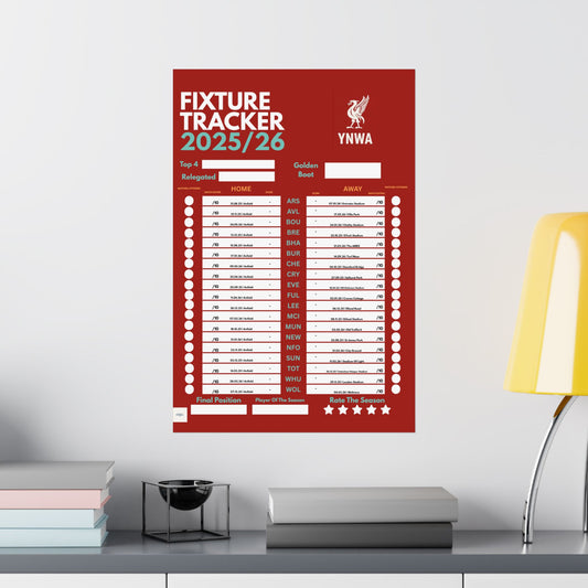 Liverpool 2025/26 Fixture Tracker