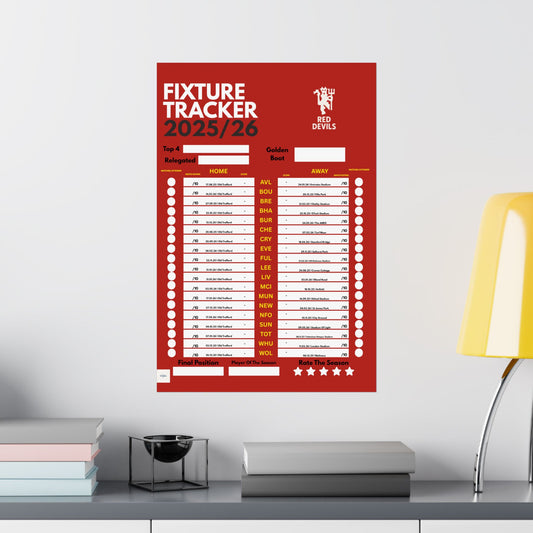 Man Utd 2025/26 Fixture Tracker