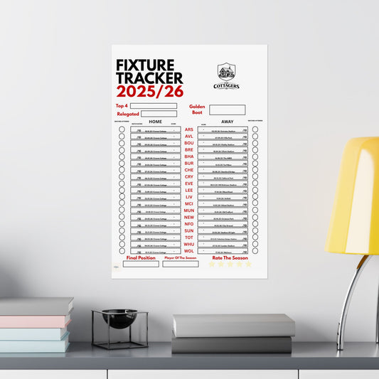 Fulham 2025/26 Fixture Tracker