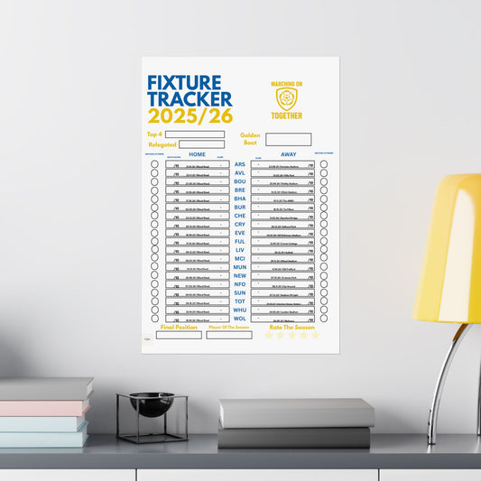 Leeds 2025/26 Fixture Tracker